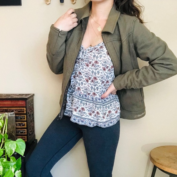 ⌈Cloudveil⌋ Green Wool Blouson Jacket - Picture 2 of 8